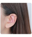 Gold Plated Ear Cuff Unique Twist EC-722-GP